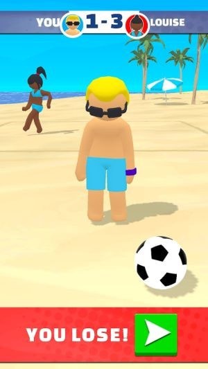沙滩网式足球截图